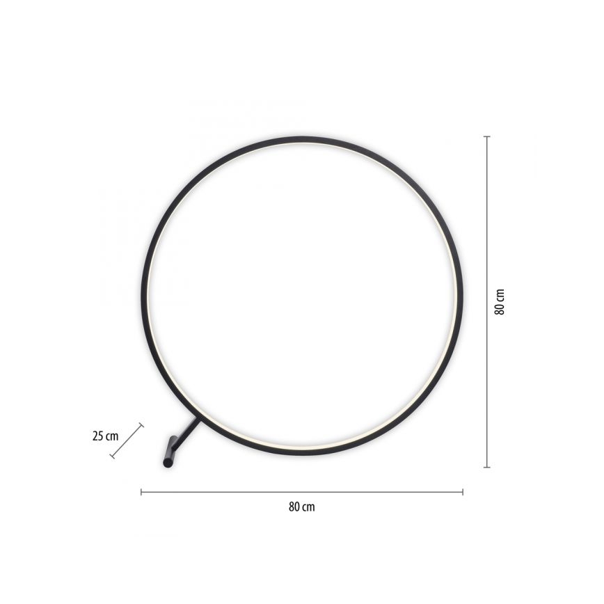 Paul Neuhaus 319-18 - Lampadaire à intensité variable HULA LED/21,5W/230V 2700-5000K + télécommande