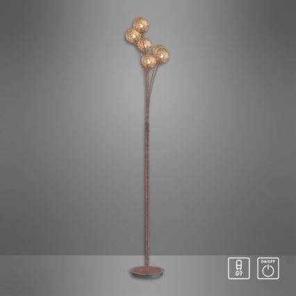 Paul Neuhaus 398-48 - Lampadaire GRETA 6xG9/40W/230V