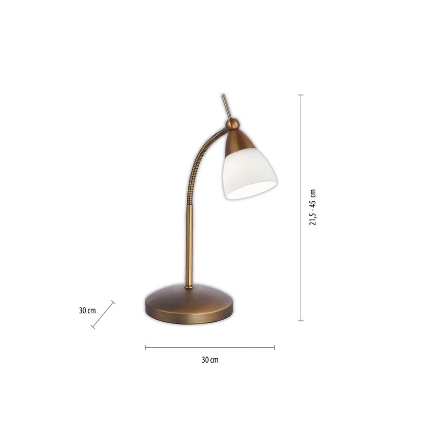 Paul Neuhaus 4001-11 - Lampe de table tactile à intensité variable PINO 1xG9/3W/230V cuivre