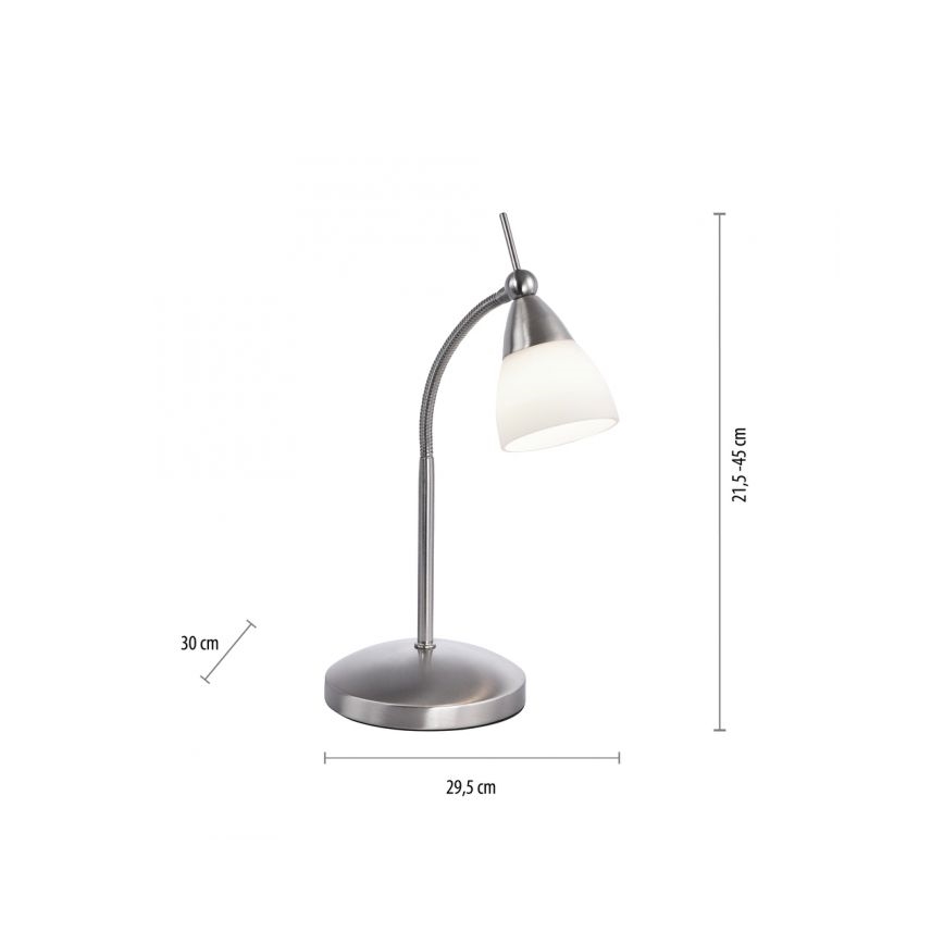 Paul Neuhaus 4001-55 - Lampe de table tactile à intensité variable PINO 1xG9/3W/230V chrome mat