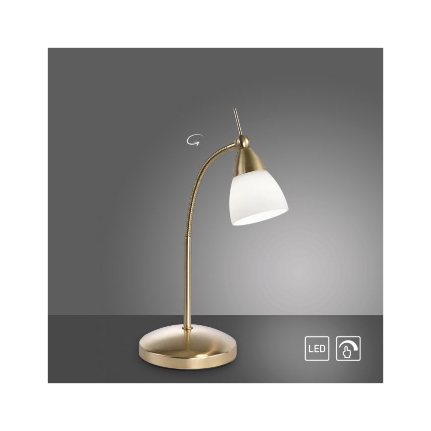 Paul Neuhaus 4001-60 - Lampe de table tactile à intensité variable PINO 1xG9/3W/230V doré