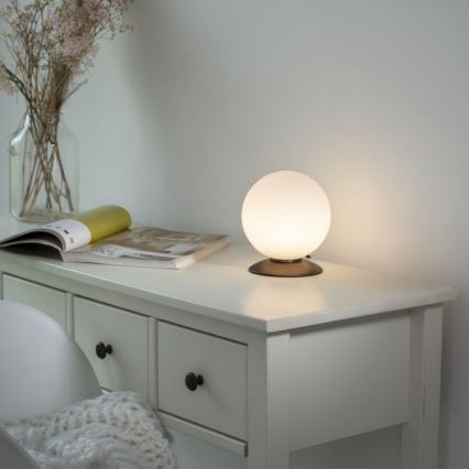 Paul Neuhaus 4013-11 - Lampe de table tactile à intensité variable BUBBA 1xG9/3W/230V laiton