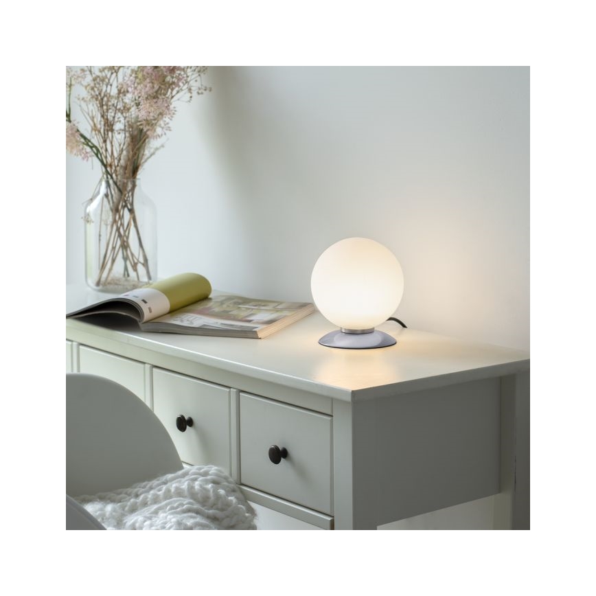 Paul Neuhaus 4013-55 - Lampe de table tactile à intensité variable BUBBA 1xG9/3W/230V chrome mat