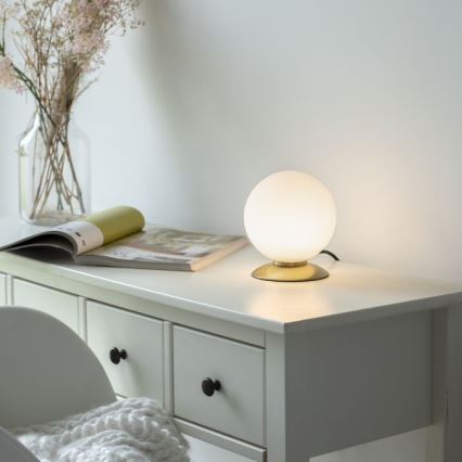 Paul Neuhaus 4013-60 - Lampe de table tactile à intensité variable BUBBA 1xG9/3W/230V doré
