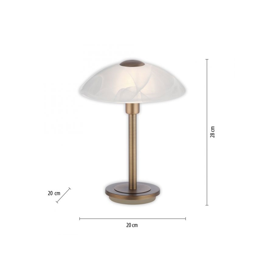 Paul Neuhaus 4026-11 - Lampe de table tactile à intensité variable ENOVA 1xG9/2,6W/230V