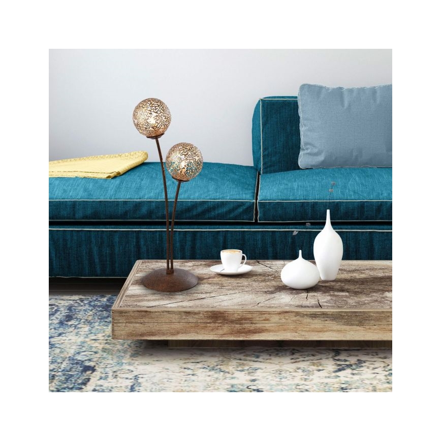 Paul Neuhaus 4032-48 - Lampada da tavolo GRETA 2xG9/40W/230V