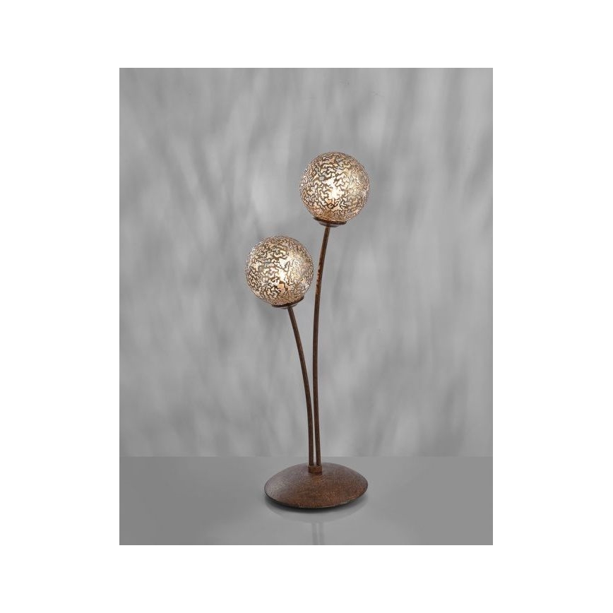Paul Neuhaus 4032-48 - Lampada da tavolo GRETA 2xG9/40W/230V