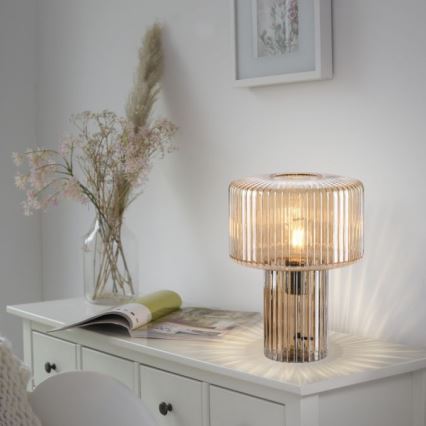 Paul Neuhaus 4092-27 - Lampe de table FUNGUS 1xE27/10W/230V beige