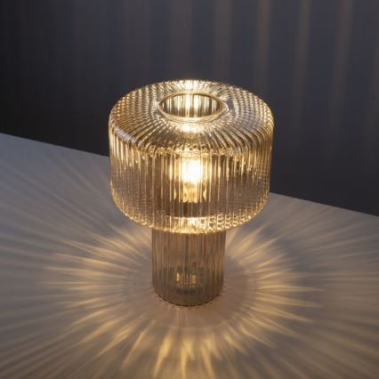 Paul Neuhaus 4092-27 - Lampe de table FUNGUS 1xE27/10W/230V beige