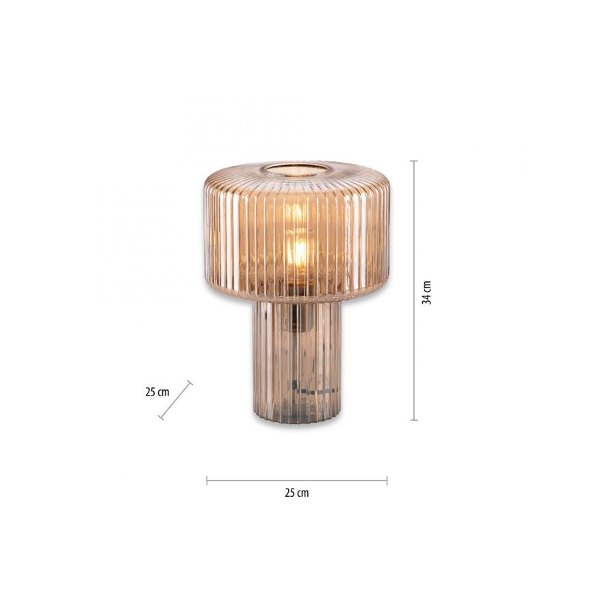 Paul Neuhaus 4092-27 - Lampe de table FUNGUS 1xE27/10W/230V beige