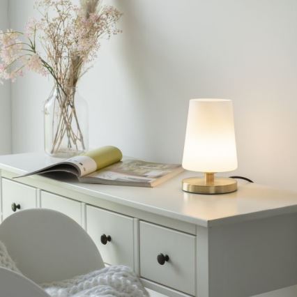Paul Neuhaus 4146-60 - Lampada da tavolo LED dimmerabile touch SONJA 1xG9/3W/230V ottone