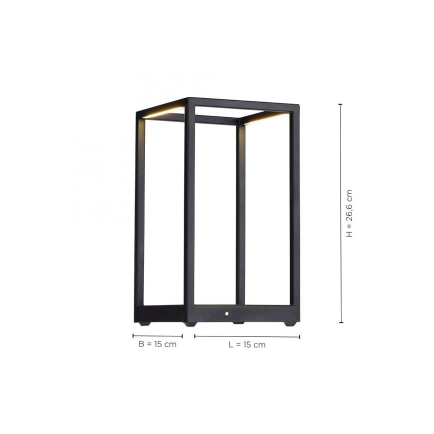 Paul Neuhaus 4401-18 - Lampada da tavolo LED dimmerabile CONTURA 2xLED/2,2W/230V