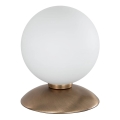 Paul Neuhaus 4437-11 - Dimmbare LED-Tischleuchte mit Touch-Funktion BUBBA 1xG9/28W/230V Messing