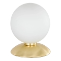 Paul Neuhaus 4437-60 - Lampada da tavolo dimmerabile a sfioramento BUBBA 1xG9/28W/230V dorata