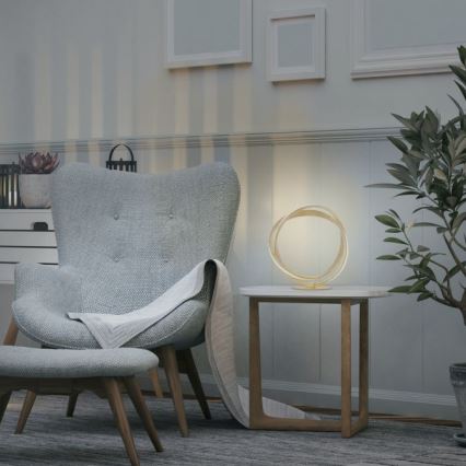 Paul Neuhaus 4531-12 - Lampada da tavolo LED dimmerabile MELINDA LED/18W/230V oro
