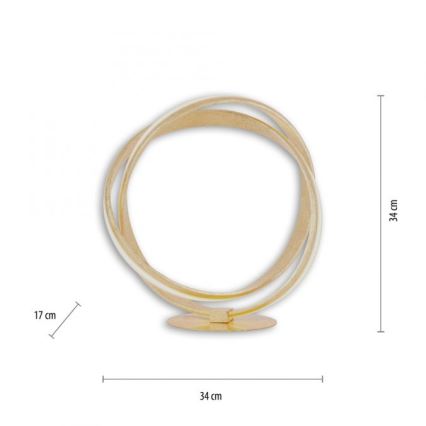 Paul Neuhaus 4531-12 - Lampada da tavolo LED dimmerabile MELINDA LED/18W/230V oro