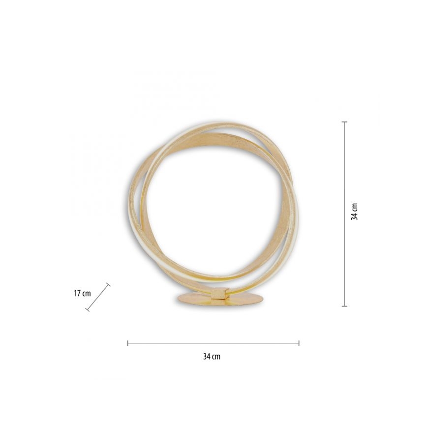 Paul Neuhaus 4531-12 - Lampe de table à intensité variable MELINDA LED/18W/230V dorée