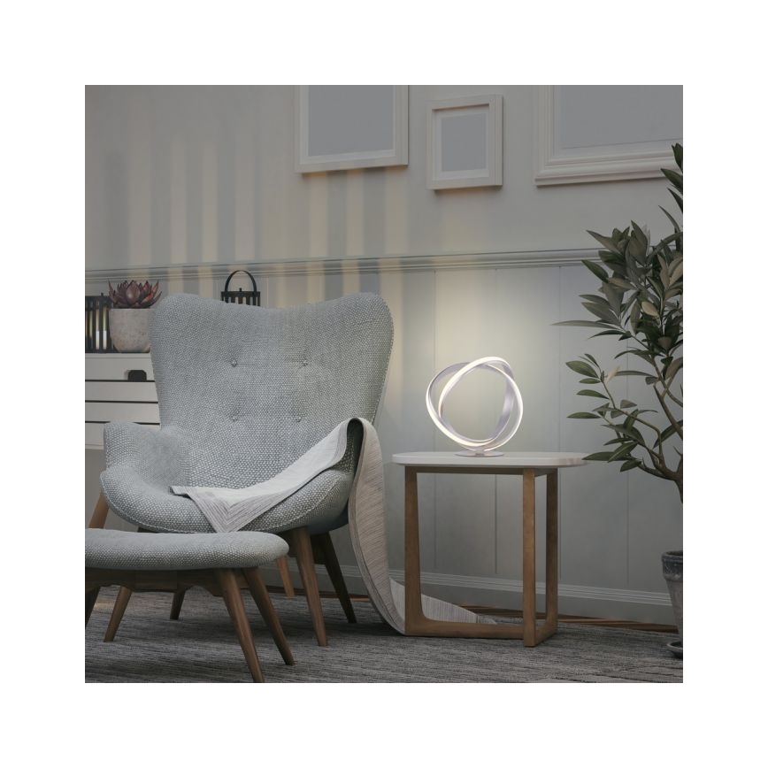 Paul Neuhaus 4531-55 - Lampe de table à intensité variable MELINDA LED/18W/230V chrome mat
