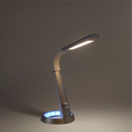 Paul Neuhaus 4591-95 - Lampe à intensité variable LED RGB BILL LED/5,7W/230V 3000-6500K USB + LED/1,6W mat chrome