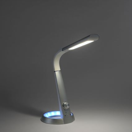 Paul Neuhaus 4591-95 - Lampe à intensité variable LED RGB BILL LED/5,7W/230V 3000-6500K USB + LED/1,6W mat chrome