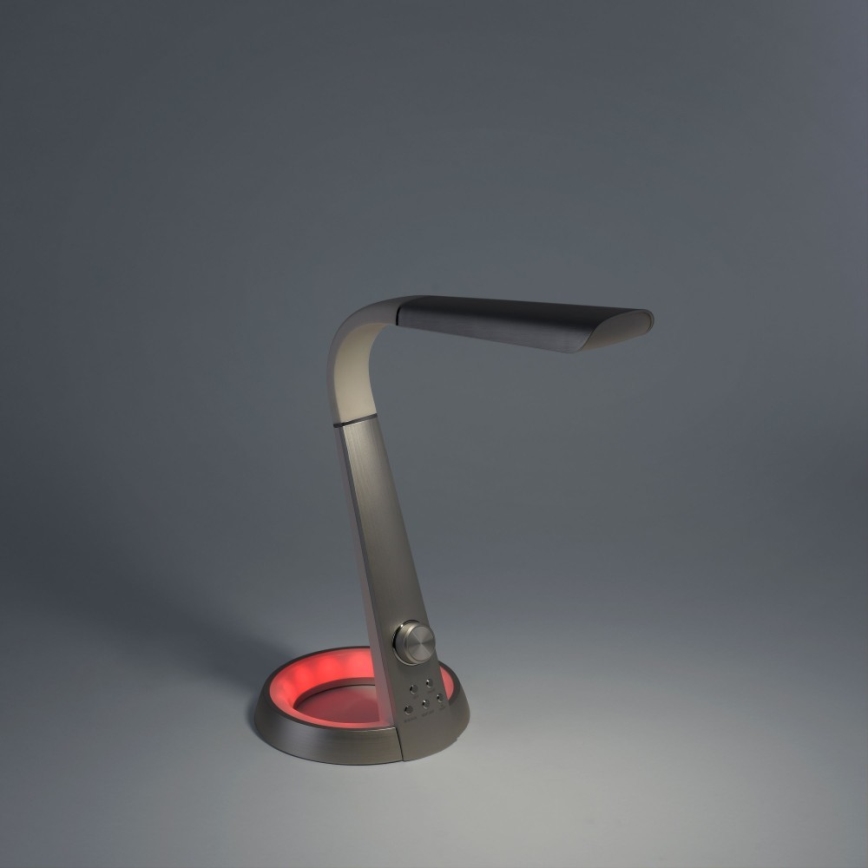 Paul Neuhaus 4591-95 - Lampe à intensité variable LED RGB BILL LED/5,7W/230V 3000-6500K USB + LED/1,6W mat chrome