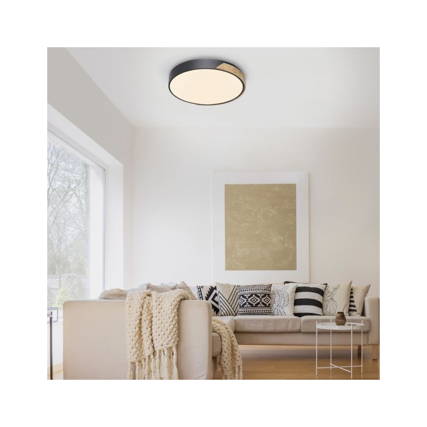 Paul Neuhaus 6071-18 - Plafonnier à intensité variable Q-PIATO LED/35W/230V d. 51 cm 2700-5000K Wi-Fi + télécommande