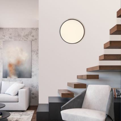 Paul Neuhaus 6071-18 - Plafonnier à intensité variable Q-PIATO LED/35W/230V d. 51 cm 2700-5000K Wi-Fi + télécommande