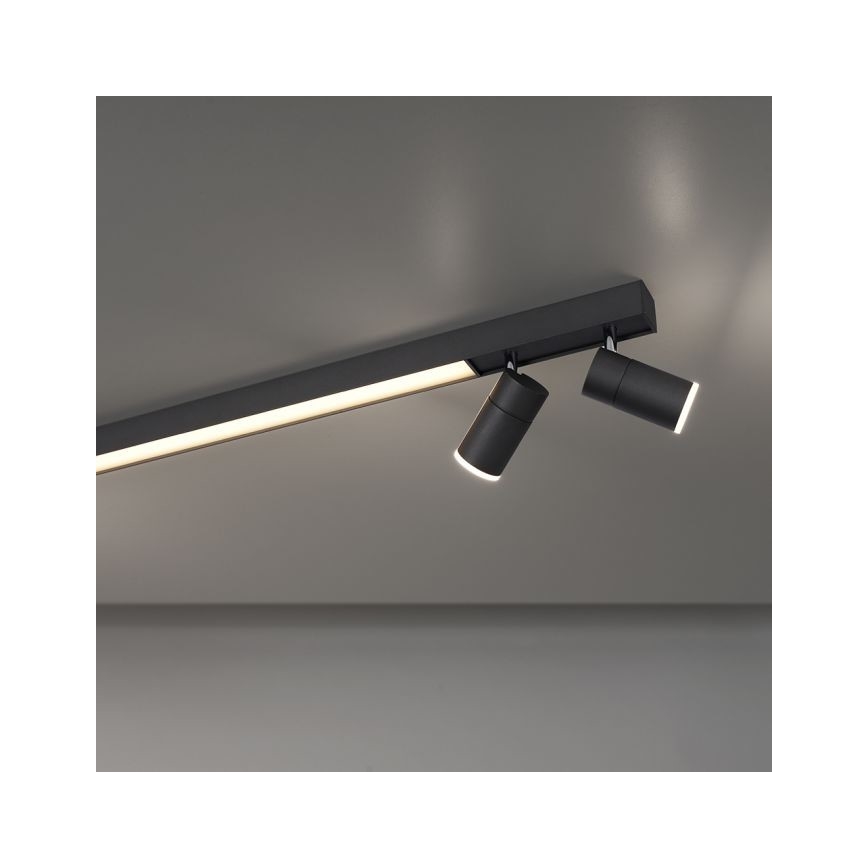 Paul Neuhaus 6121-13 - Spot à intensité variable PURE 4xLED/4W/230V + LED/9W 2700-5000K + télécommande
