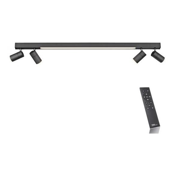 Paul Neuhaus 6121-13 - Spot à intensité variable PURE 4xLED/4W/230V + LED/9W 2700-5000K + télécommande