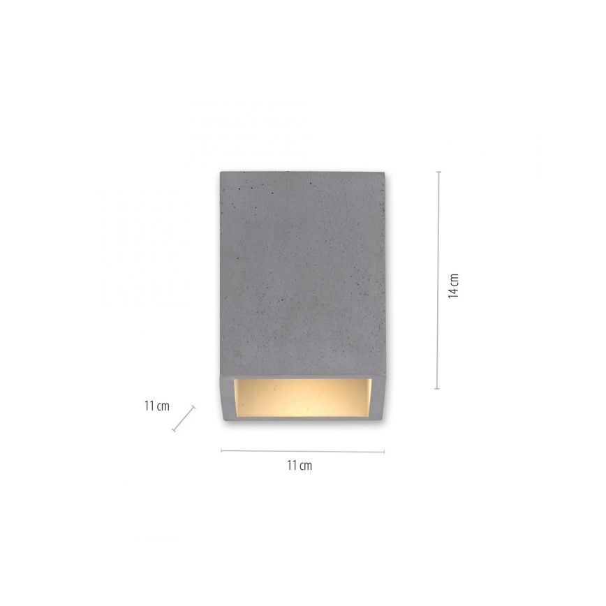 Paul Neuhaus 6161-22 - Spot ETON 1xGU10/10W/230V béton