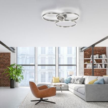 Paul Neuhaus 6233-55 - Plafoniera LED dimmerabile PAAN LED/45,5W/230V 2700-5000K + telecomando
