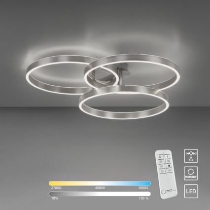 Paul Neuhaus 6233-55 - Plafoniera LED dimmerabile PAAN LED/45,5W/230V 2700-5000K + telecomando