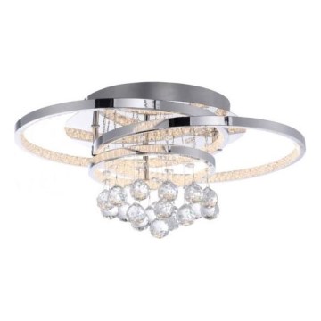 Paul Neuhaus 6267-17 - Plafonnier à intensité variable ROTAZO LED/32W/230V d. 45 cm chrome brillant