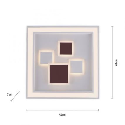 Paul Neuhaus 6283-16 - Plafoniera LED dimmerabile ELIZA LED/30W/230V + LED/18,5W