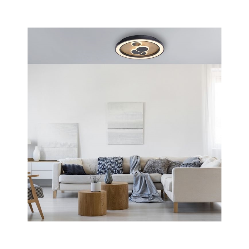Paul Neuhaus 6284-79 - LED-Deckenleuchte ELIZA LED/55,5W/230V d 60 cm Eiche
