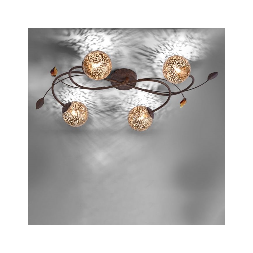 Paul Neuhaus 6395-48 - Lampadario a plafone GRETA 4xG9/40W/230V