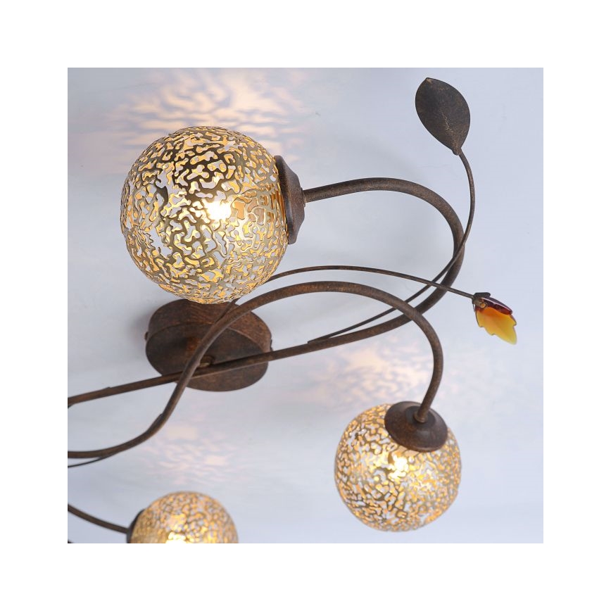 Paul Neuhaus 6395-48 - Lampadario a plafone GRETA 4xG9/40W/230V