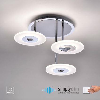 Paul Neuhaus 6446-Paul Neuhaus 6446-55 - Lampadario LED dimmerabile ADALI 3xLED/13W/230V55 - Plafoniera LED ADALI 3xLED/13W/230V
