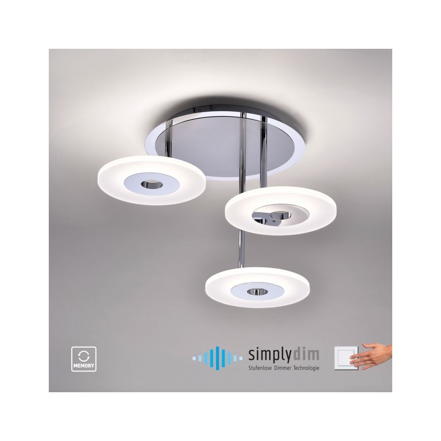 Paul Neuhaus 6446-Paul Neuhaus 6446-55 - Lampadario LED dimmerabile ADALI 3xLED/13W/230V55 - Plafoniera LED ADALI 3xLED/13W/230V