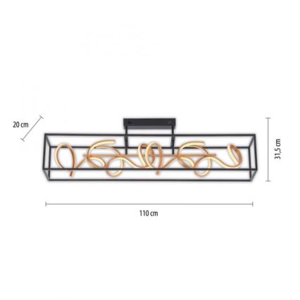 Paul Neuhaus 6473-18 - Lustre dimmable LED avec tige SELINA 4xLED/10,2W/230V