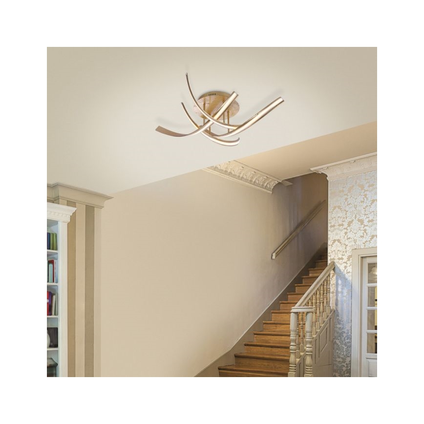Paul Neuhaus 6474-12 - Plafonnier à intensité variable LINDA 4xLED/7W/230V
