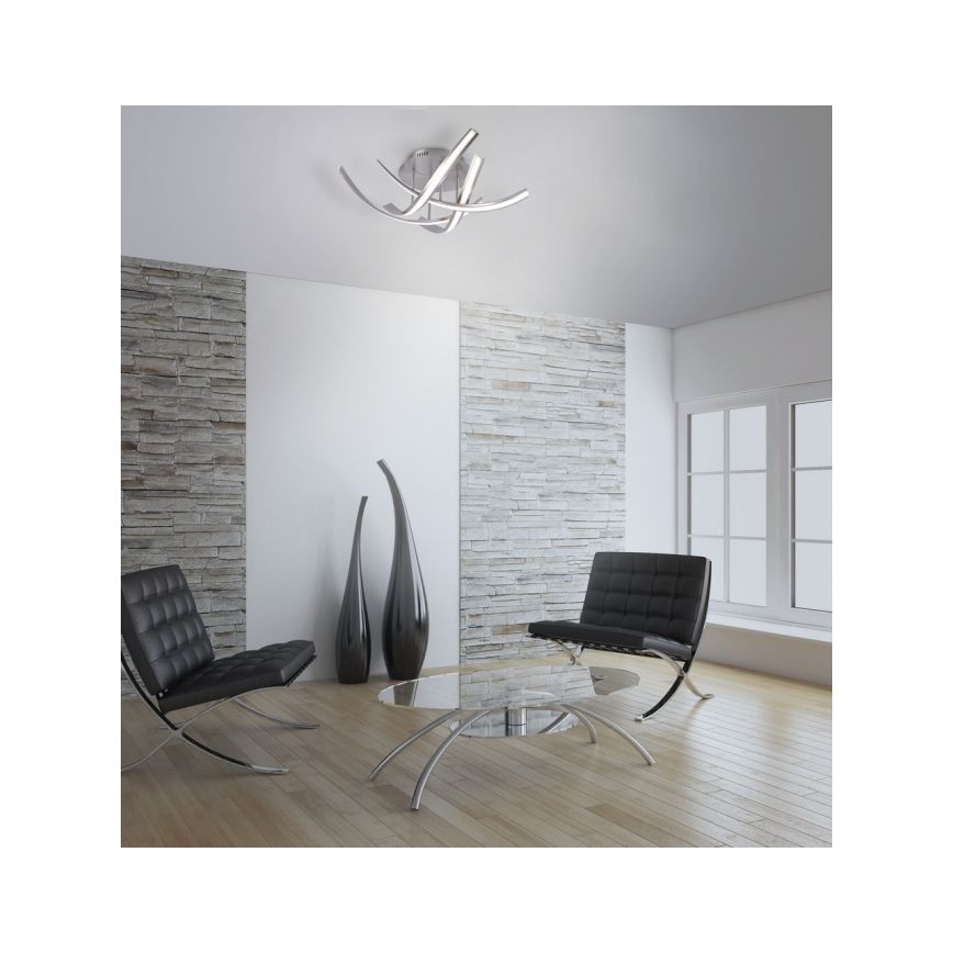 Paul Neuhaus 6474-55 - Lampadario LED dimmerabile da superficie LINDA 4xLED/7W/230V