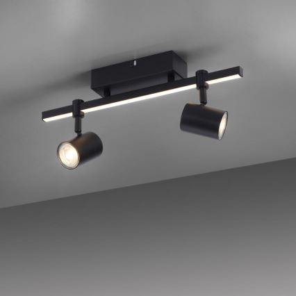 Paul Neuhaus 6524-18 - Spot BARIK 2xGU10/4,5W/230V + LED/5W
