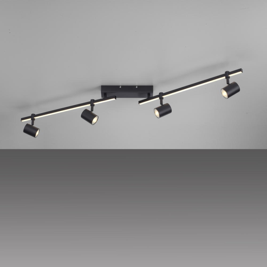 Paul Neuhaus 6525-18 - Luce Spot a LED BARIK 4xGU10/4,5W/230V + LED/10W