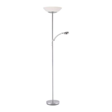 Paul Neuhaus 655-55 - Lampada da terra dimmerabile a LED ALFRED 1xLED/28W+1xLED/4W/230V cromo lucido
