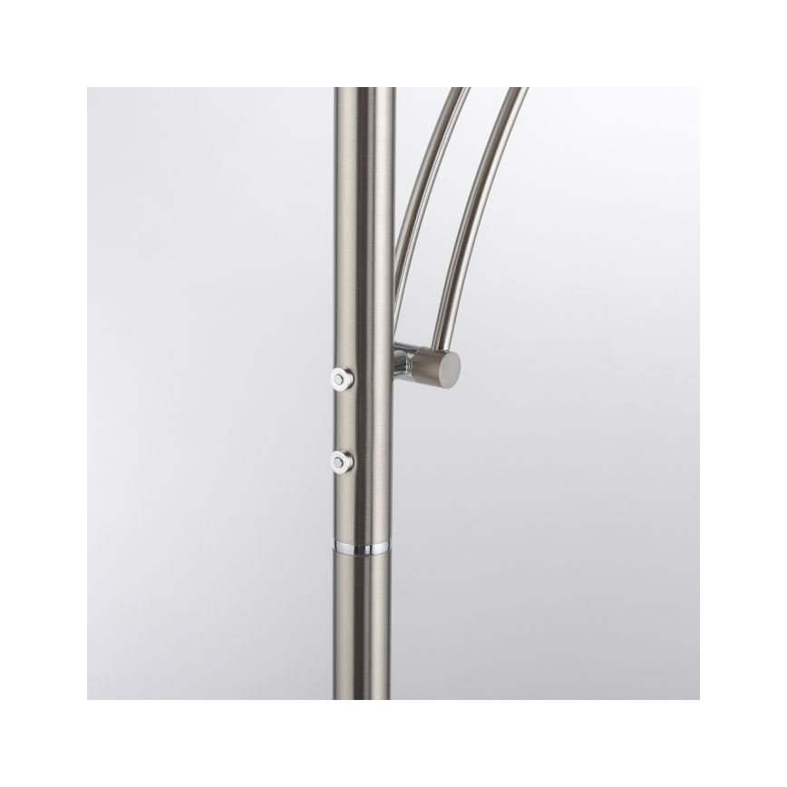 Paul Neuhaus 655-55 - Lampadaire à intensité variable ALFRED 1xLED/28W+1xLED/4W/230V chrome brillant