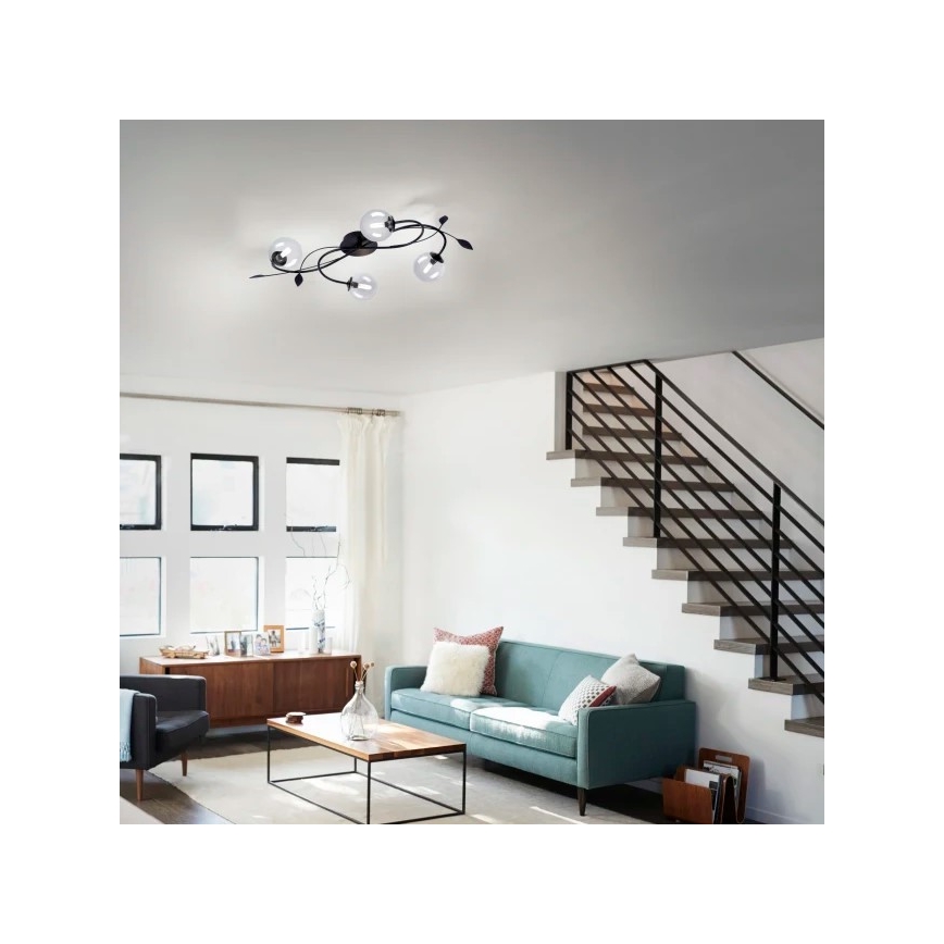 Paul Neuhaus 6724-18 - Lampadario da parete LED WIDOW 4xG9/3W/230V