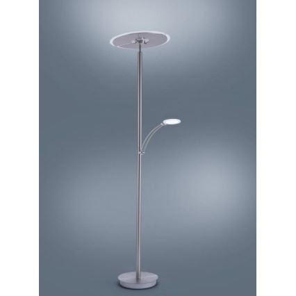 Paul Neuhaus 673-55 - LED-dimmbare Stehlampe ARTUR 2xLED/21W/230V+LED/6W in hochglänzendem Chrom