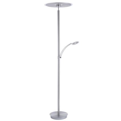 Paul Neuhaus 673-55 - Lampada da terra dimmerabile a LED ARTUR 2xLED/21W/230V+1xLED/6W cromo lucido