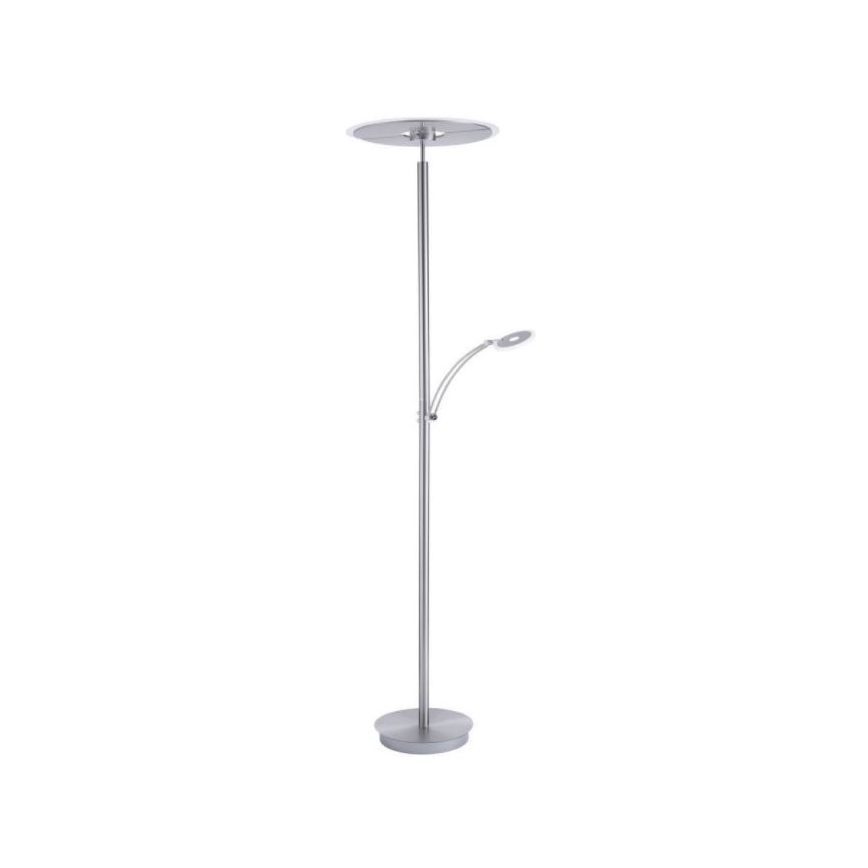 Paul Neuhaus 673-55 - Lampada da terra dimmerabile a LED ARTUR 2xLED/21W/230V+1xLED/6W cromo lucido
